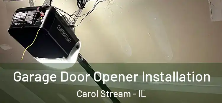  Garage Door Opener Installation Carol Stream - IL