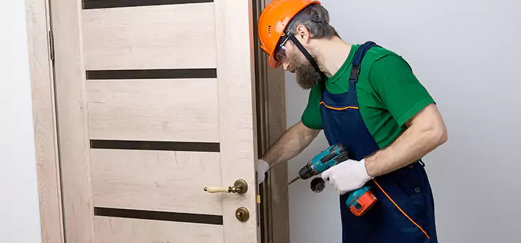Replace Internal Door Handle with Lock Carol Stream
