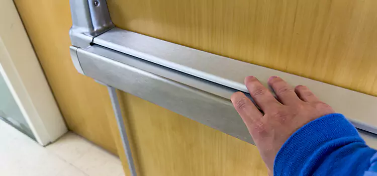 Installing a Push Bar on a Door Carol Stream