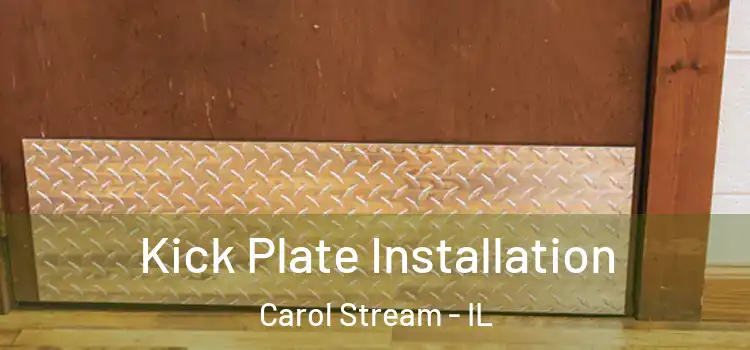 Kick Plate Installation Carol Stream - IL